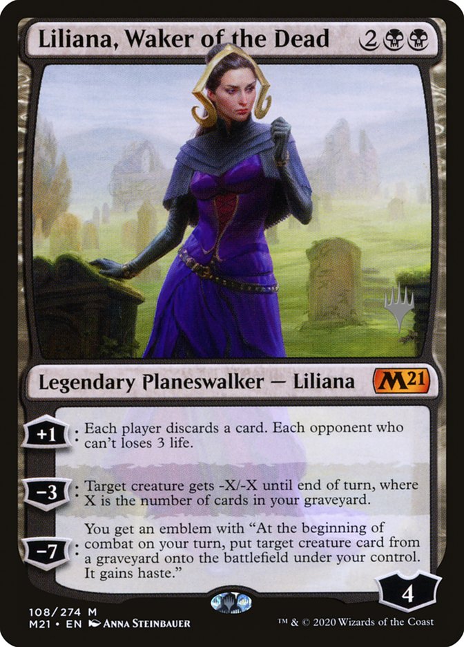 Liliana, Waker of the Dead (Promo Pack) [Core Set 2021 Promos] | Boutique FDB TCG