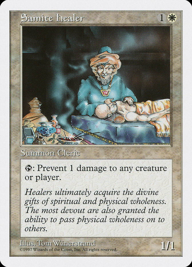 Samite Healer [Fifth Edition] | Boutique FDB TCG