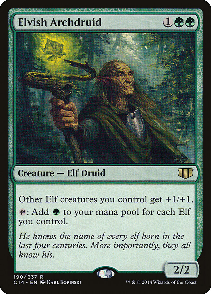 Elvish Archdruid [Commander 2014] | Boutique FDB TCG