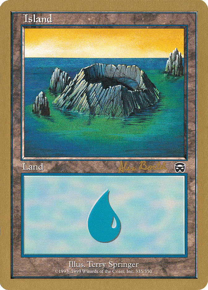 Island (ab335) (Alex Borteh) [World Championship Decks 2001] | Boutique FDB TCG