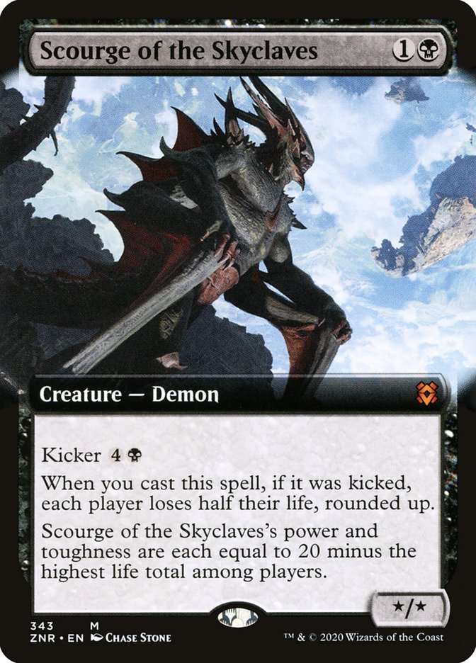 Scourge of the Skyclaves (Extended Art) [Zendikar Rising] | Boutique FDB TCG