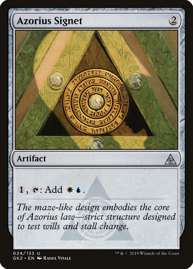 Azorius Signet [Ravnica Allegiance Guild Kit] | Boutique FDB TCG