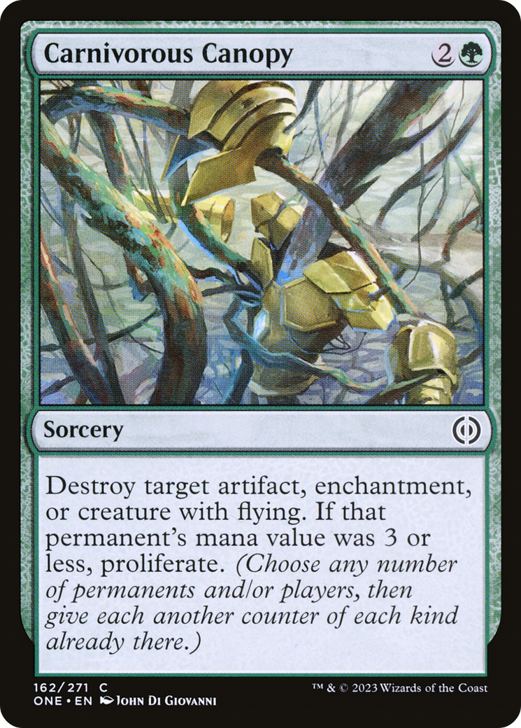 Carnivorous Canopy [Phyrexia: All Will Be One] | Boutique FDB TCG