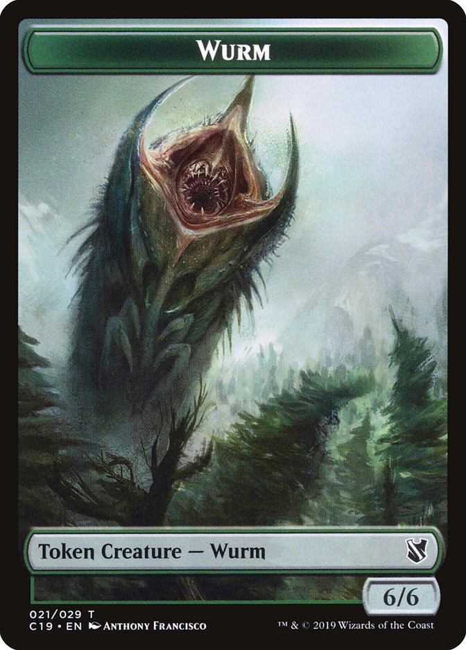 Beast (013) // Wurm Double-Sided Token [Commander 2019 Tokens] | Boutique FDB TCG