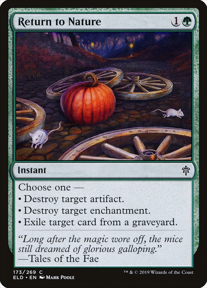 Return to Nature [Throne of Eldraine] | Boutique FDB TCG