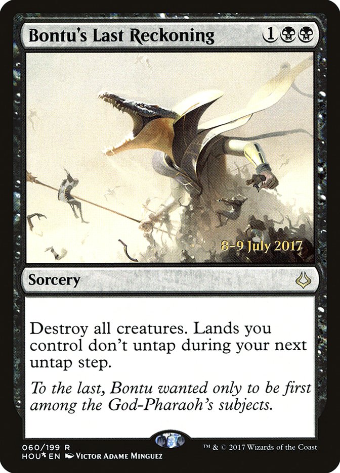 Bontu's Last Reckoning [Hour of Devastation Prerelease Promos] | Boutique FDB TCG