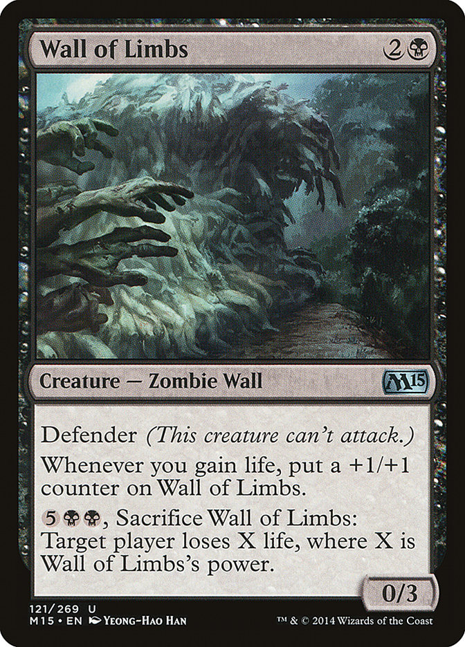 Wall of Limbs [Magic 2015] | Boutique FDB TCG