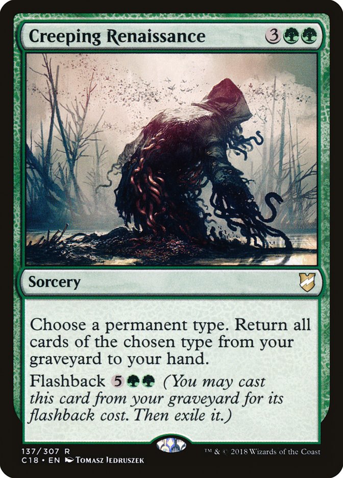 Creeping Renaissance [Commander 2018] | Boutique FDB TCG