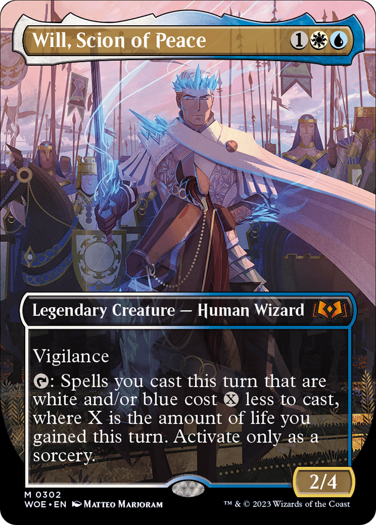 Will, Scion of Peace (Borderless Alternate Art) [Wilds of Eldraine] | Boutique FDB TCG