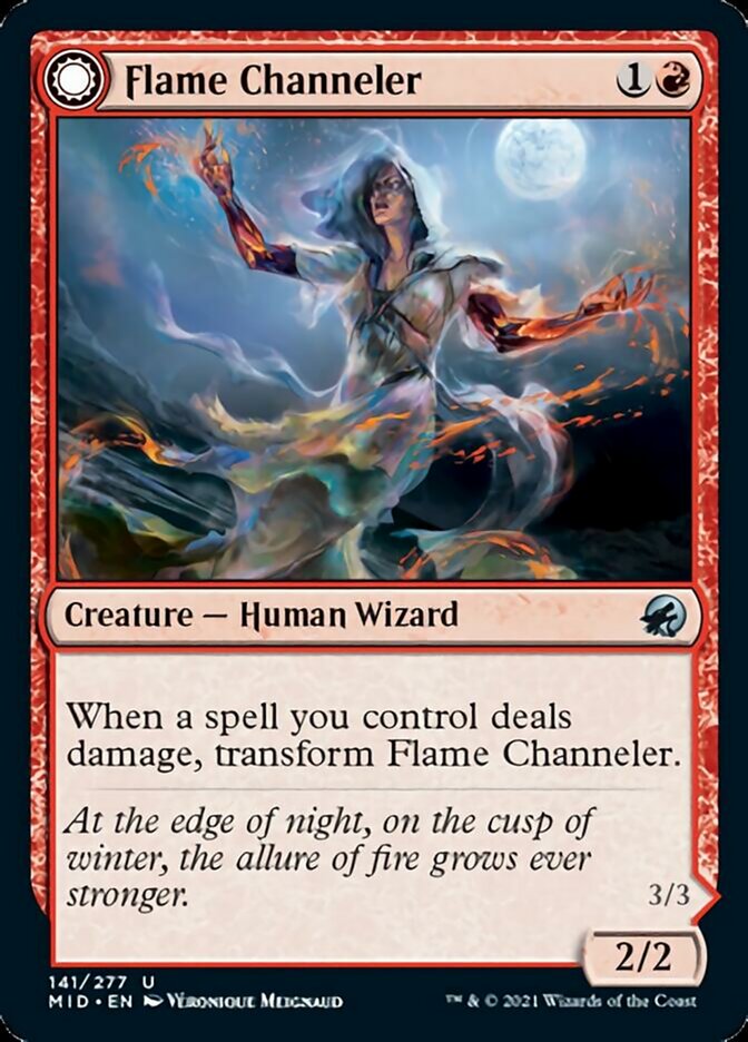 Flame Channeler // Embodiment of Flame [Innistrad: Midnight Hunt] | Boutique FDB TCG