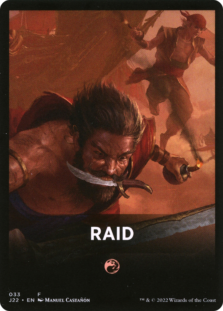 Raid Theme Card [Jumpstart 2022 Front Cards] | Boutique FDB TCG