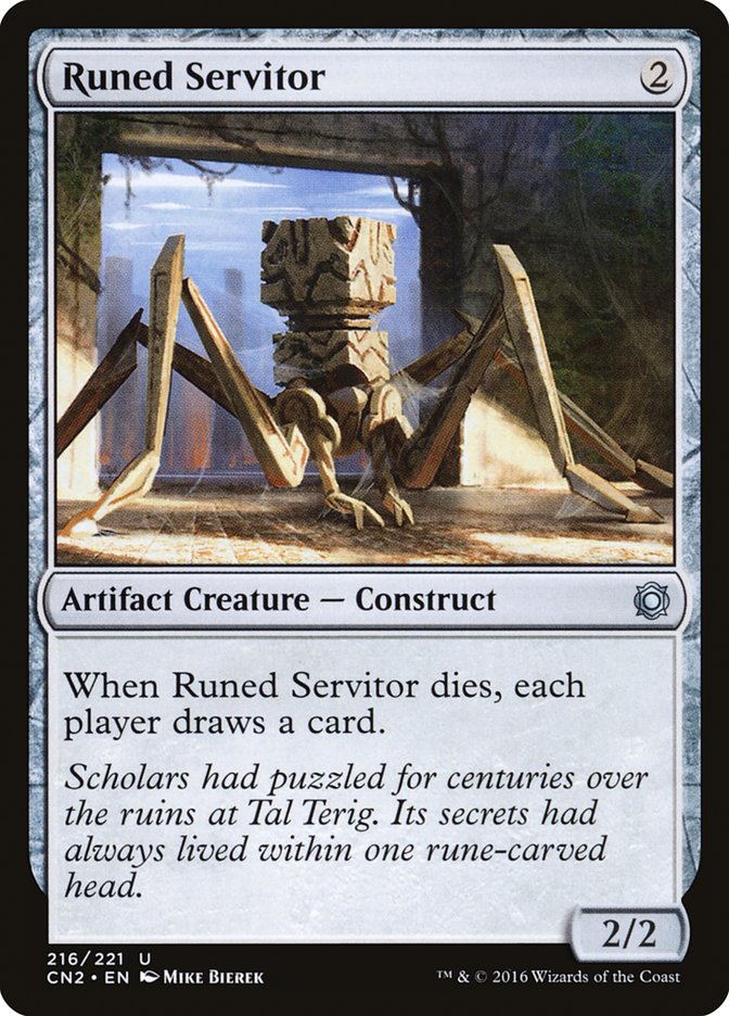 Runed Servitor [Conspiracy: Take the Crown] | Boutique FDB TCG