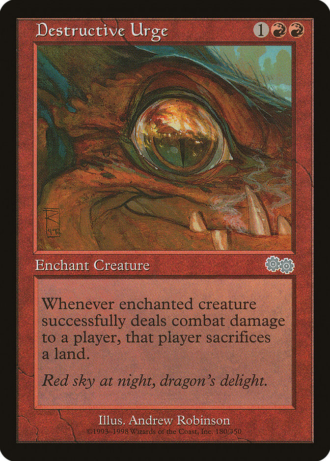 Destructive Urge [Urza's Saga] | Boutique FDB TCG
