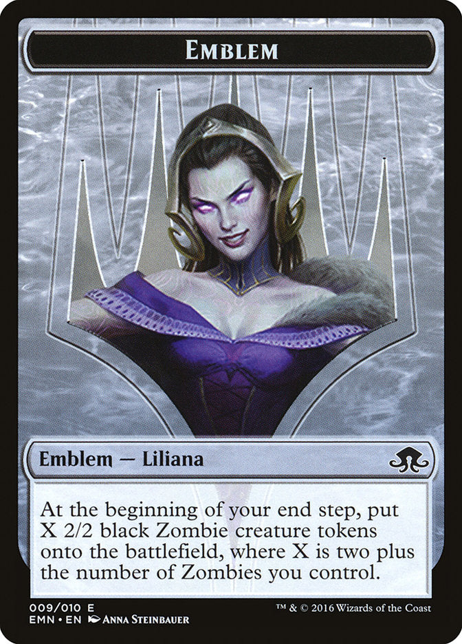 Liliana, the Last Hope Emblem [Eldritch Moon Tokens] | Boutique FDB TCG