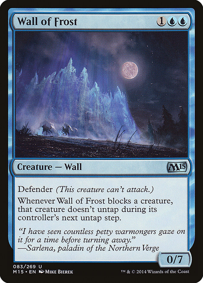 Wall of Frost [Magic 2015] | Boutique FDB TCG