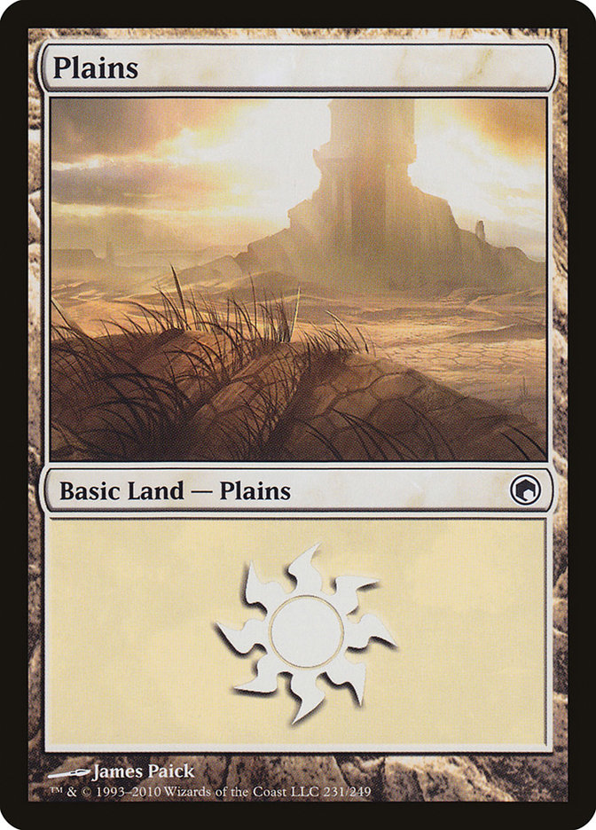 Plains (231) [Scars of Mirrodin] | Boutique FDB TCG