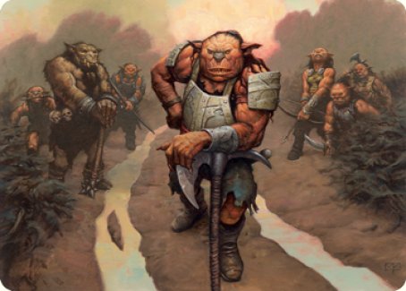 Hobgoblin Bandit Lord Art Card [Dungeons & Dragons: Adventures in the Forgotten Realms Art Series] | Boutique FDB TCG