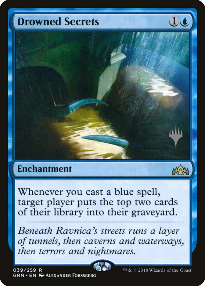 Drowned Secrets (Promo Pack) [Guilds of Ravnica Promos] | Boutique FDB TCG