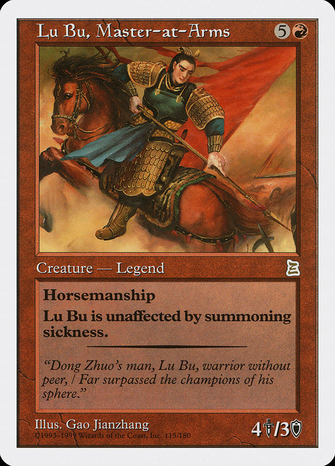 Lu Bu, Master-at-Arms [Portal Three Kingdoms] | Boutique FDB TCG