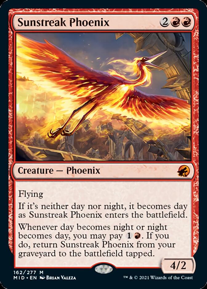 Sunstreak Phoenix [Innistrad: Midnight Hunt] | Boutique FDB TCG