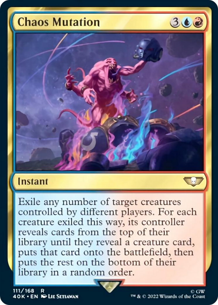 Chaos Mutation (Surge Foil) [Warhammer 40,000] | Boutique FDB TCG