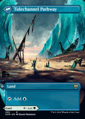 Barkchannel Pathway // Tidechannel Pathway (Borderless Alternate Art) [Kaldheim] | Boutique FDB TCG