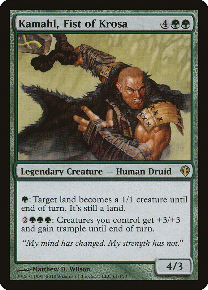 Kamahl, Fist of Krosa [Archenemy] | Boutique FDB TCG