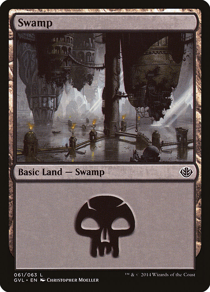 Swamp (61) (Garruk vs. Liliana) [Duel Decks Anthology] | Boutique FDB TCG