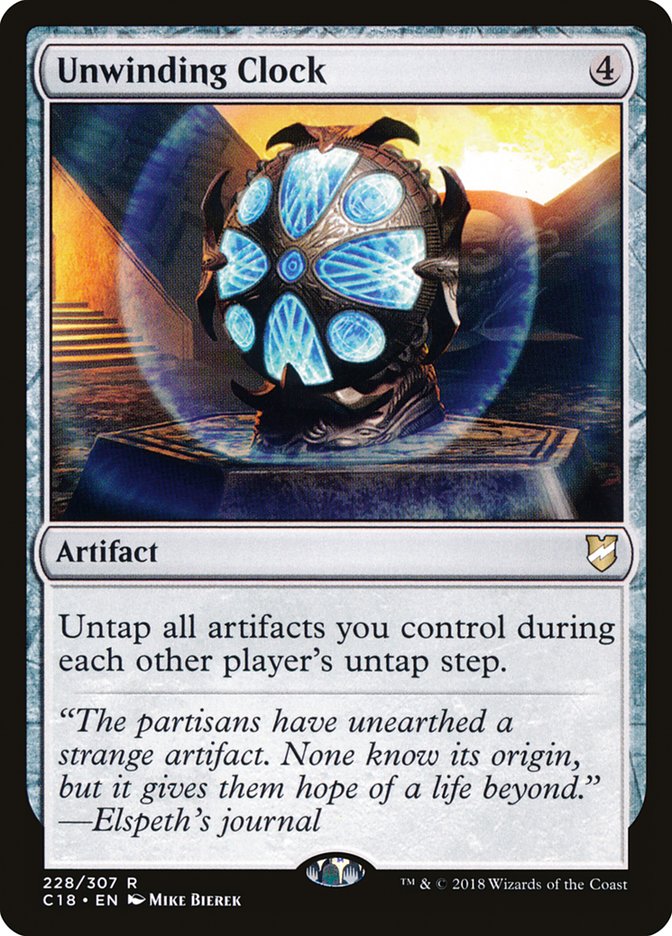 Unwinding Clock [Commander 2018] | Boutique FDB TCG
