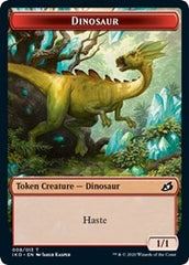 Dinosaur // Human Soldier (003) Double-Sided Token [Ikoria: Lair of Behemoths Tokens] | Boutique FDB TCG