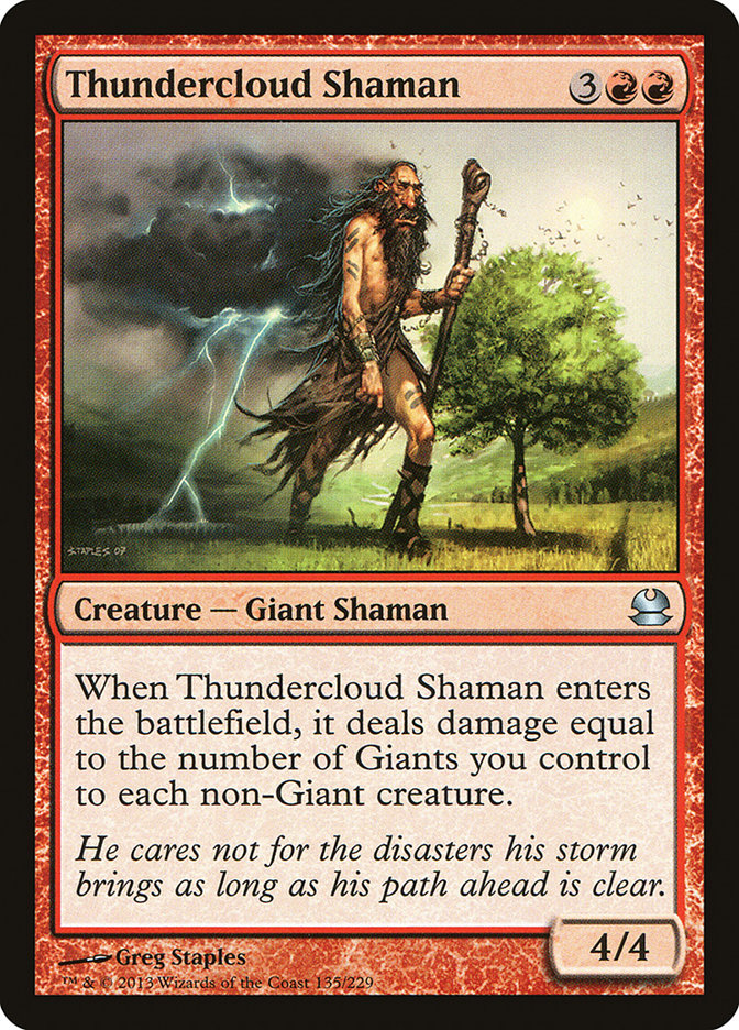 Thundercloud Shaman [Modern Masters] | Boutique FDB TCG