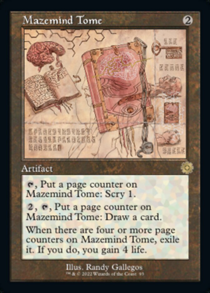 Mazemind Tome (Retro Schematic) [The Brothers' War Retro Artifacts] | Boutique FDB TCG