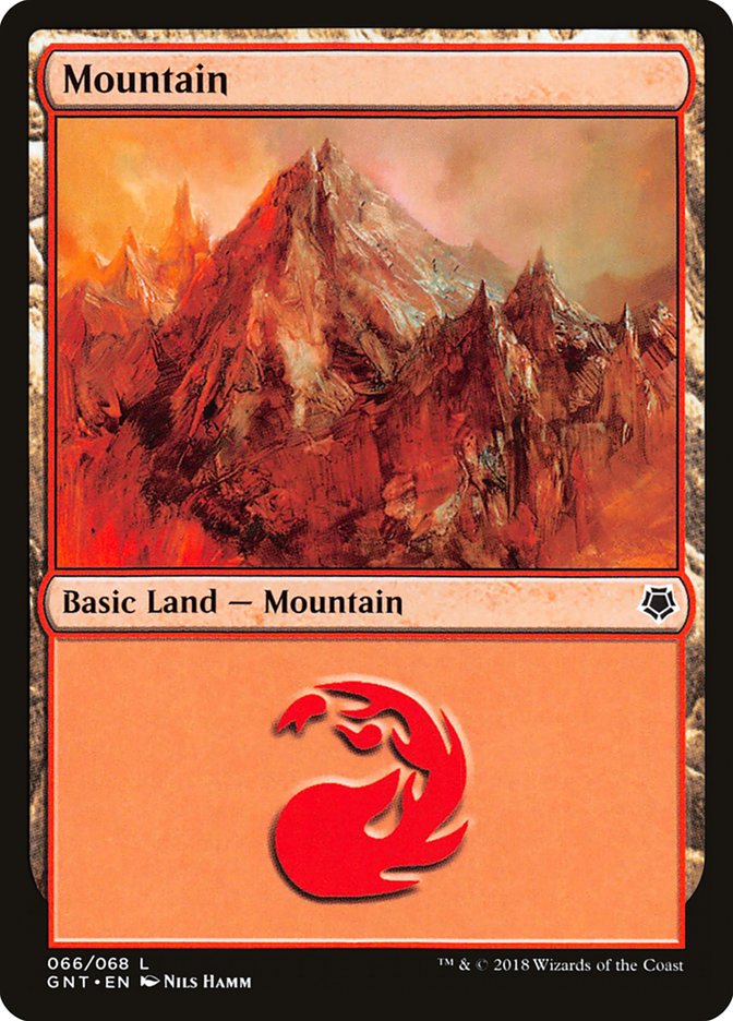 Mountain (66) [Game Night 2018] | Boutique FDB TCG