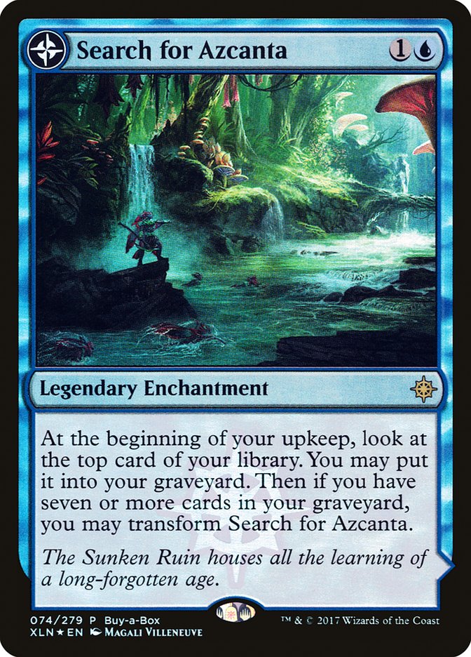 Search for Azcanta // Azcanta, the Sunken Ruin (Buy-A-Box) [Ixalan Treasure Chest] | Boutique FDB TCG