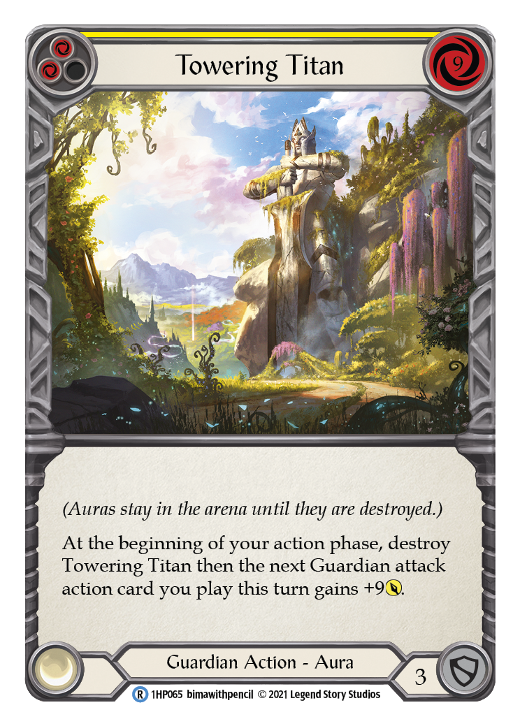 Towering Titan (Yellow) [1HP065] (History Pack 1) | Boutique FDB TCG