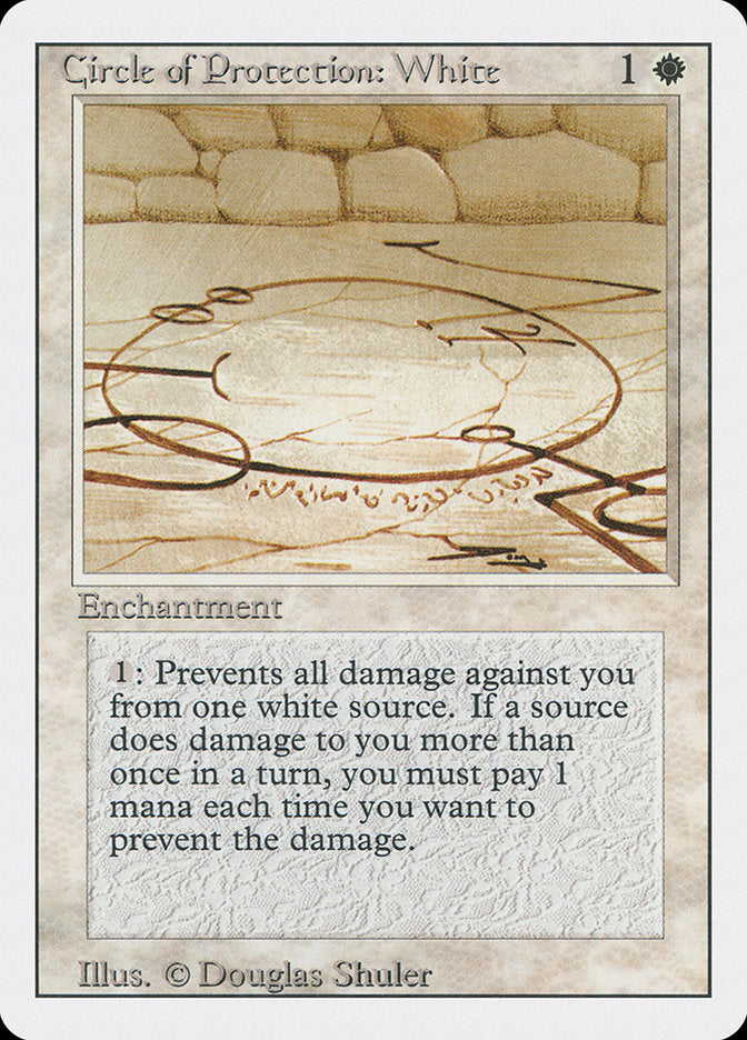 Circle of Protection: White [Revised Edition] | Boutique FDB TCG