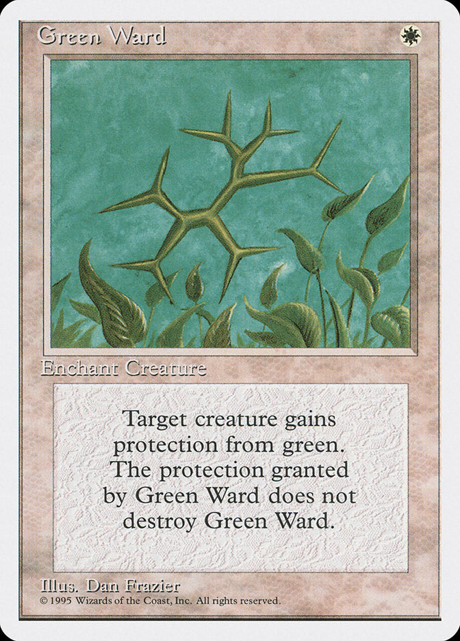 Green Ward [Fourth Edition] | Boutique FDB TCG