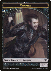 Vampire // Zombie Double-Sided Token [Commander 2017 Tokens] | Boutique FDB TCG