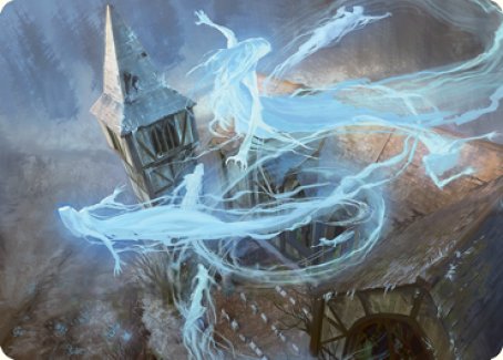 Hallowed Haunting Art Card [Innistrad: Crimson Vow Art Series] | Boutique FDB TCG