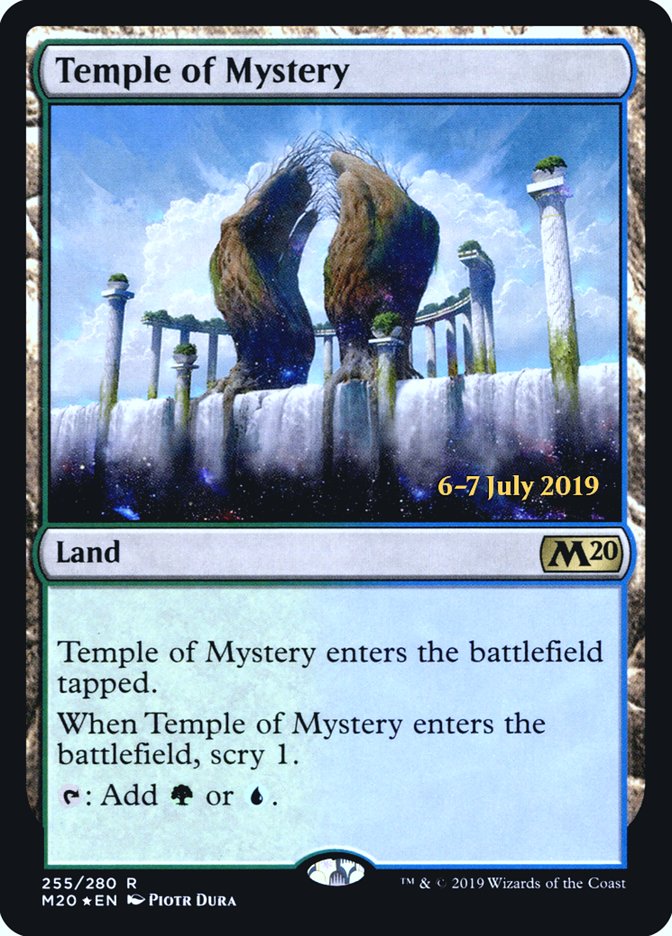 Temple of Mystery [Core Set 2020 Prerelease Promos] | Boutique FDB TCG