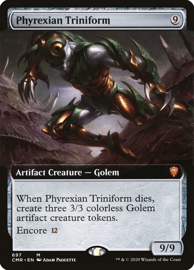 Phyrexian Triniform (Extended Art) [Commander Legends] | Boutique FDB TCG