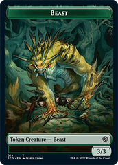 Beast // Beast Double-Sided Token [Starter Commander Decks] | Boutique FDB TCG