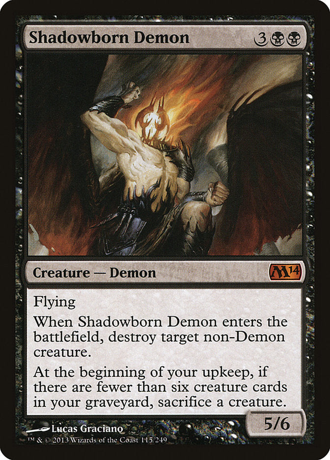 Shadowborn Demon [Magic 2014] | Boutique FDB TCG