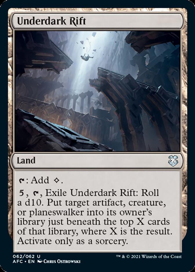 Underdark Rift [Dungeons & Dragons: Adventures in the Forgotten Realms Commander] | Boutique FDB TCG