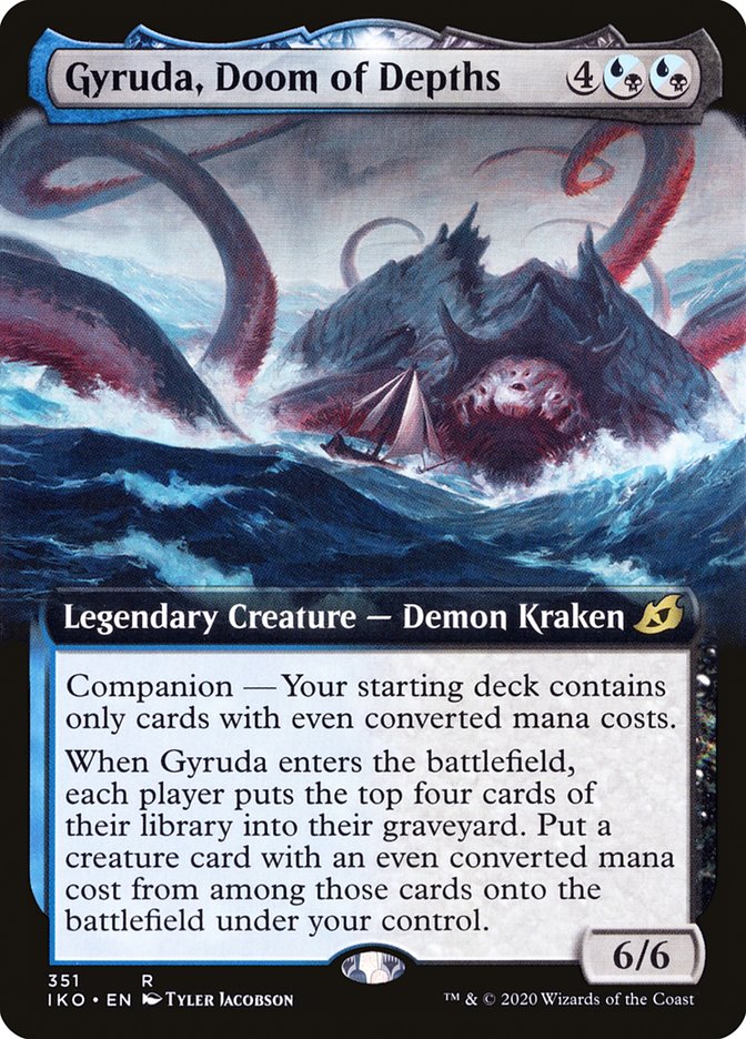 Gyruda, Doom of Depths (Extended Art) [Ikoria: Lair of Behemoths] | Boutique FDB TCG