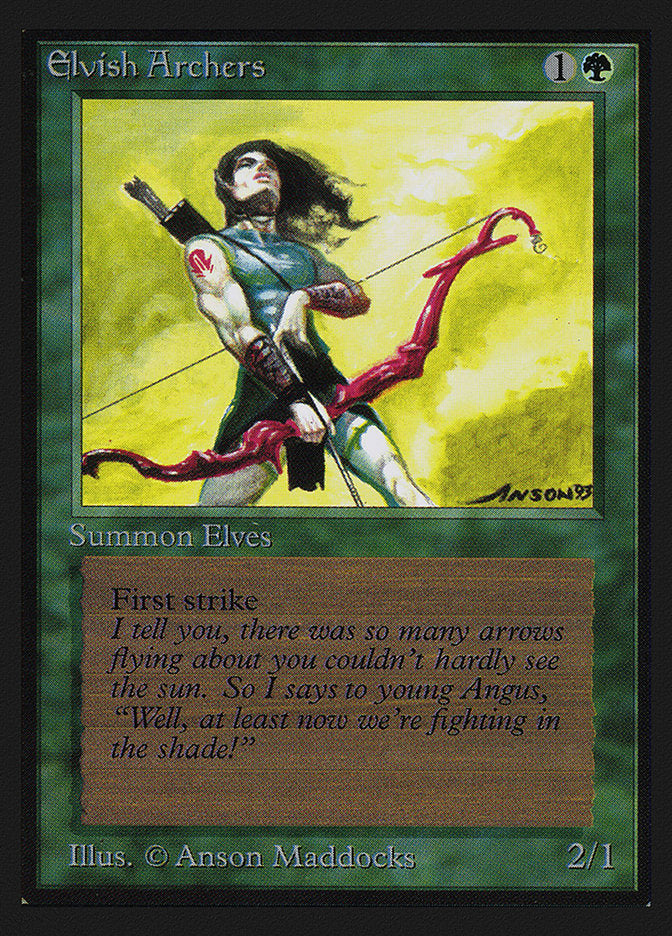 Elvish Archers [International Collectors' Edition] | Boutique FDB TCG