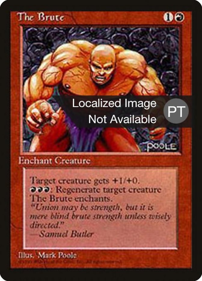 The Brute [Fourth Edition (Foreign Black Border)] | Boutique FDB TCG