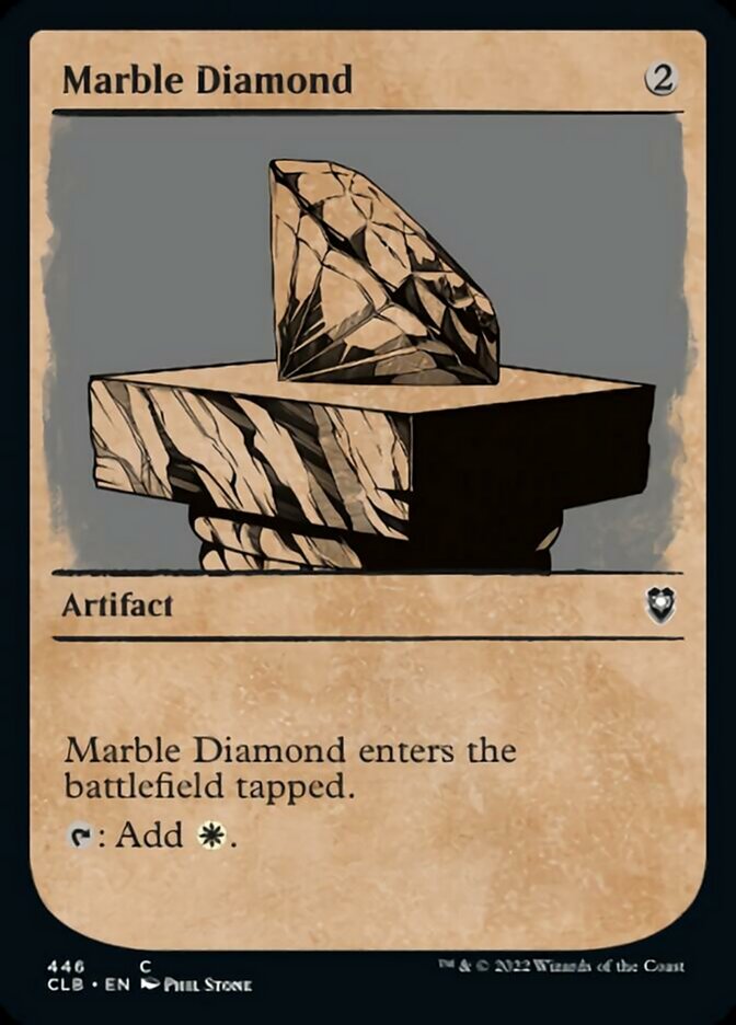 Marble Diamond (Showcase) [Commander Legends: Battle for Baldur's Gate] | Boutique FDB TCG