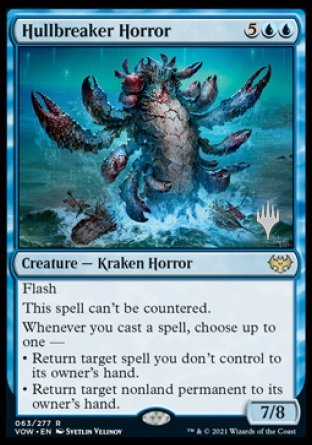 Hullbreaker Horror (Promo Pack) [Innistrad: Crimson Vow Promos] | Boutique FDB TCG