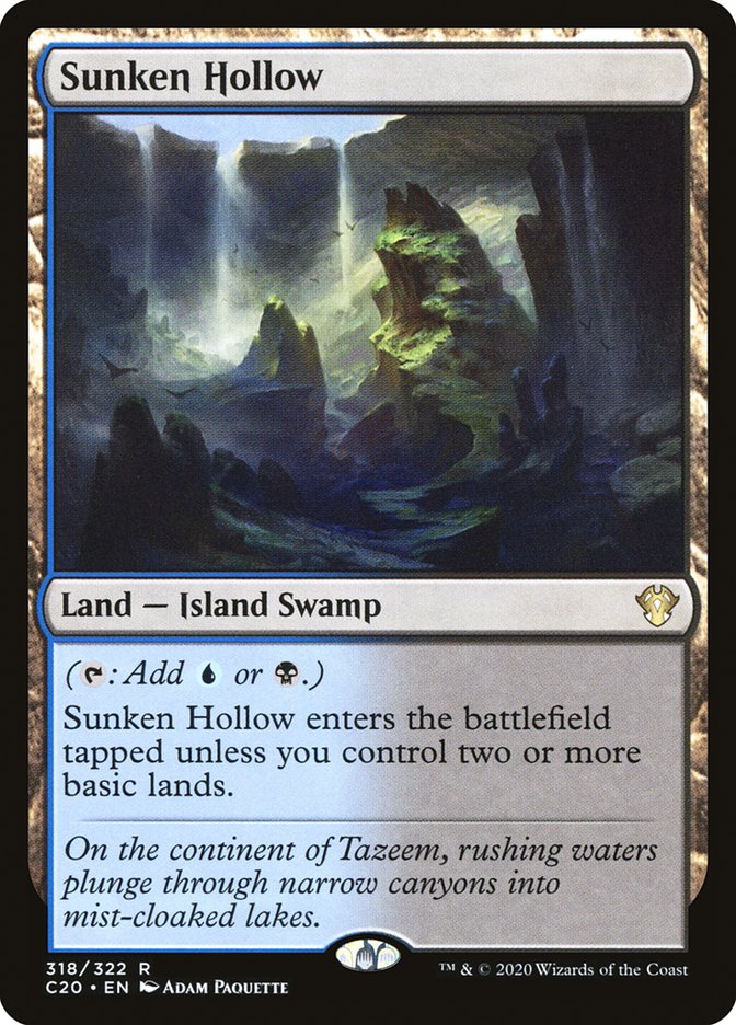 Sunken Hollow [Commander 2020] | Boutique FDB TCG